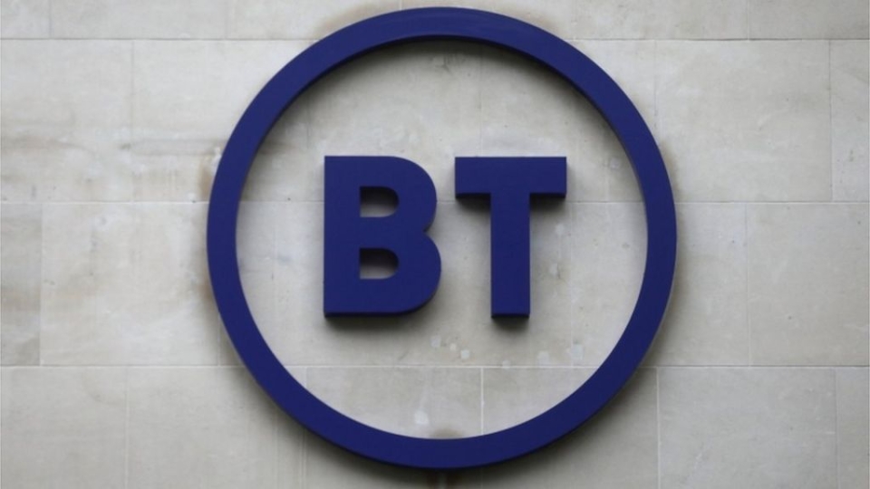 Sales and profits down at BT